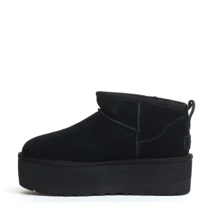 ugg classic ultra mini platform nero
