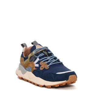 Yamano beige, giallo e azzurro